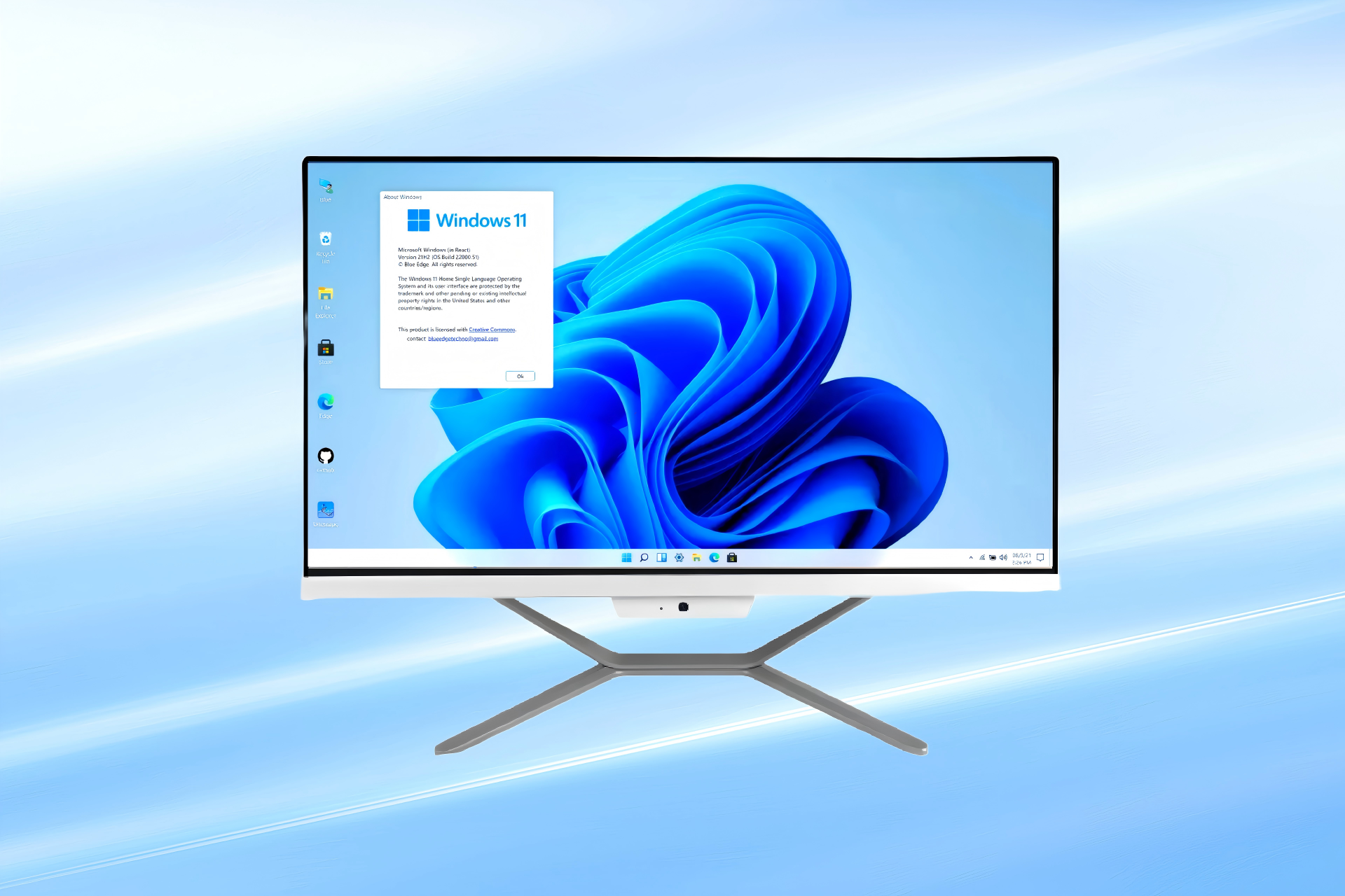 Desktop touch display terminal