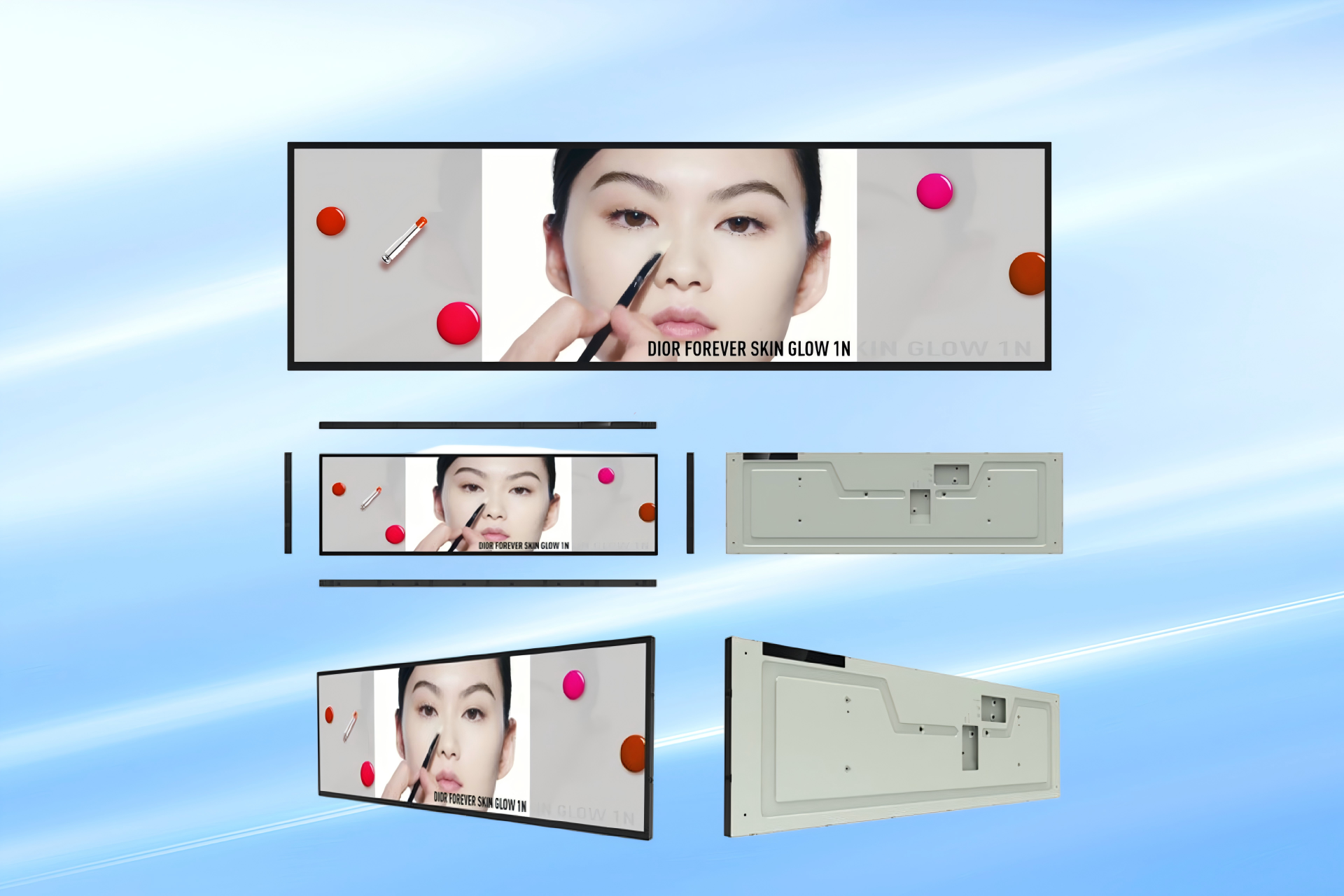 Bar rack display terminal